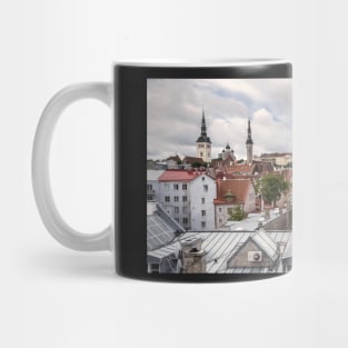 Cityscape of old Tallinn at summer day Mug